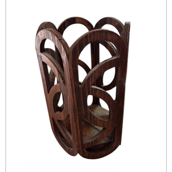 Handmade Wooden Candle Holder - Picture 5 of 8